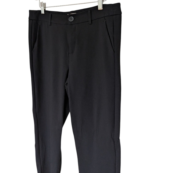 Esqualo Trouser Slanted Pocket Knit Black Button Closure Women's size Medium - Picture 8 of 15